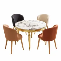 Ensemble salle à manger 4 chaises couleurs personnalisables