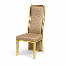 chaises rembourrées haut dossier