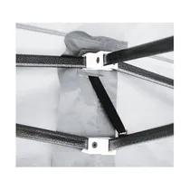 Structure robuste tente pliante acier semi professionnel