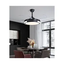 Ventilateur Ocean design moderne avec éclairage LED intégré