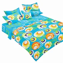 2 Draps 3 Places Mika Coton