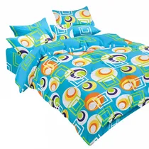 Draps de lit 100% coton Mika Home Textile pour chambre familiale