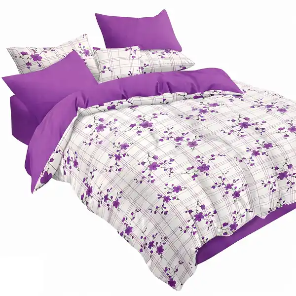 Ensemble de draps 3 places avec taies d’oreiller assorties Mika Home Textile
