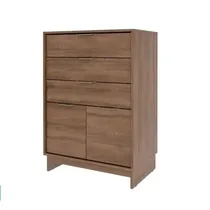 Meuble commode en bois mélaminé pour chambre moderne