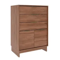 Commode de Rangement C-1112 3tiroirs 2portes