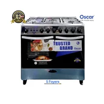 Cuisinière Oscar 60x90 avec 5 foyers et four intégré