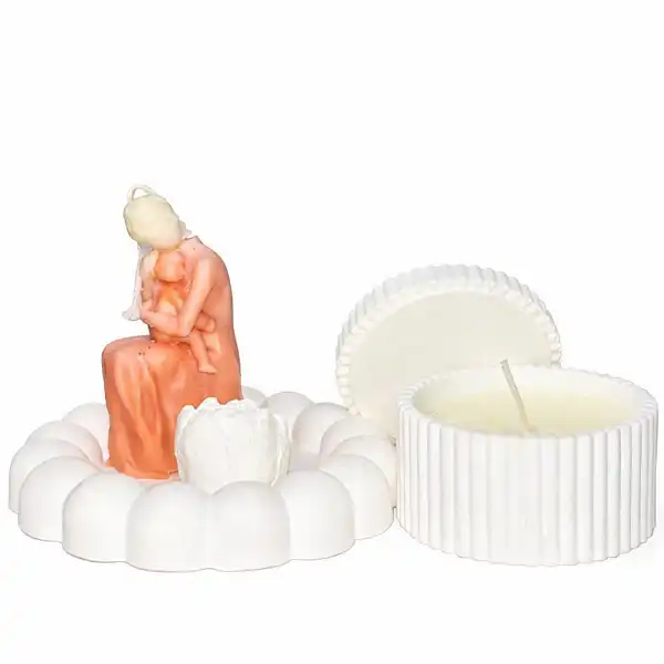 Ensemble Décoratif de Bougies Parfumées Artisanales