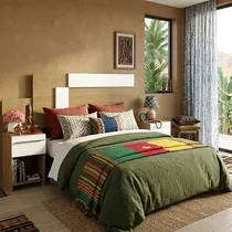 PACK tête de lit Louro avec 2 coffres et sommier VIP 150x200 cm