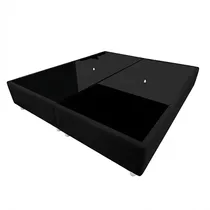 Sommier VIP 150x200 cm en toile noir avec structure robuste