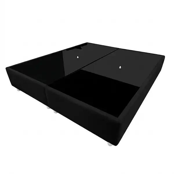 Sommier VIP 150x200 cm en toile noir avec structure robuste