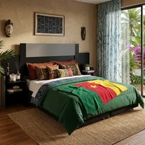 Pack tête de lit et sommier moderne pour chambre adulte