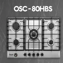 Plaque de cuisson Oscar 5 foyers acier inoxydable