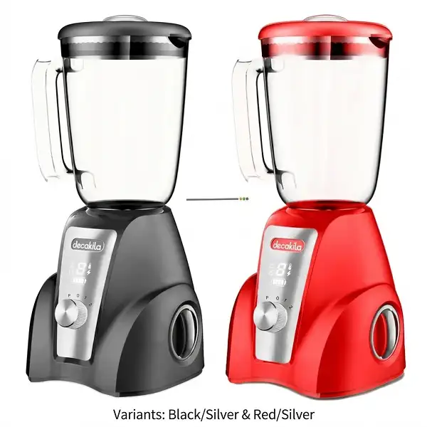Vue latérale du blender sans fil DECAKILA avec indicateur LED
