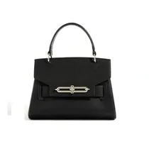 sac à main cuir bandoulière avec fermoir antivol doré