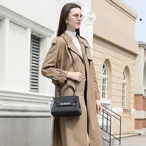 Sac à main bandoulière cuir antivol
