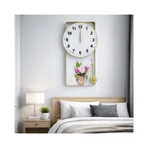 Grande montre murale élégante pour décoration intérieure