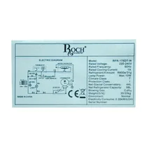 Compartiments intérieurs du Roch RFR-175DT-W 142L