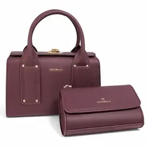 Sac femme bordo grande capacité style bureau Chrisbella
