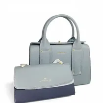 Sac tendance femme gris clair avec finition dorée Chrisbella