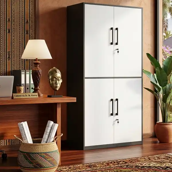Armoire de classement moderne pour documents administratifs