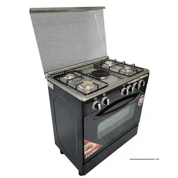 Couvercle en verre rabattable de la cuisinière mixte ND 800BB
