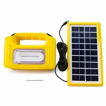 Kit solaire MEWE MWSLK-SV05Y avec panneau solaire et 3 ampoules LED
