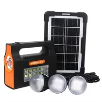 Kit d'éclairage solaire digital Yobolife LM-3605 avec panneau solaire et ampoules LED