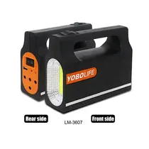 Système solaire Yobolife LM-3607 rechargeable pour maison et camping