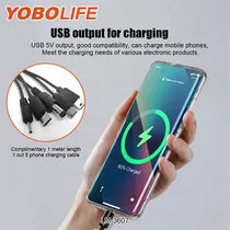 kit solaire portable Yobolife avec sortie USB pour téléphone