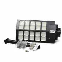 Éclairage solaire extérieur Jortan 400W avec télécommande sans fil