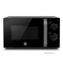 Micro-ondes noir ND 20 litres avec commandes mécaniques et minuterie 35 minutes
