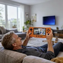 Console de jeux rétro Réegii Joy R50 Ultra avec commandes ergonomiques