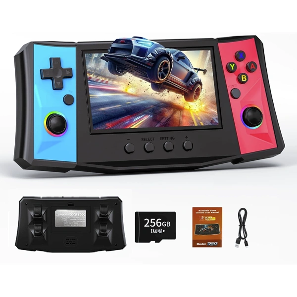 Écran HD de la console portable Réegii Joy R50 Ultra en fonctionnement