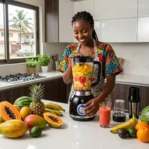 Blender multifonction ND9380 utilisé pour smoothies et soupes