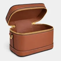 Vue intérieure du sac Vanity Céline doublure haut de gamme