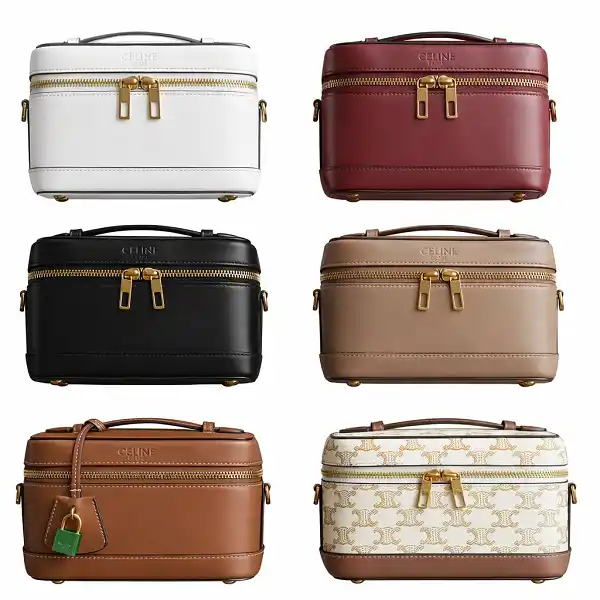 Collection de sacs Vanity Céline présentée en vitrine