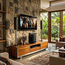 Système de haut-parleurs ND Home Cinéma Bluetooth avec caisson de basses LED