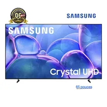Smart TV 65 pouces Crystal UHD U7900F affichant une scène 4K ultra nette dans un salon moderne