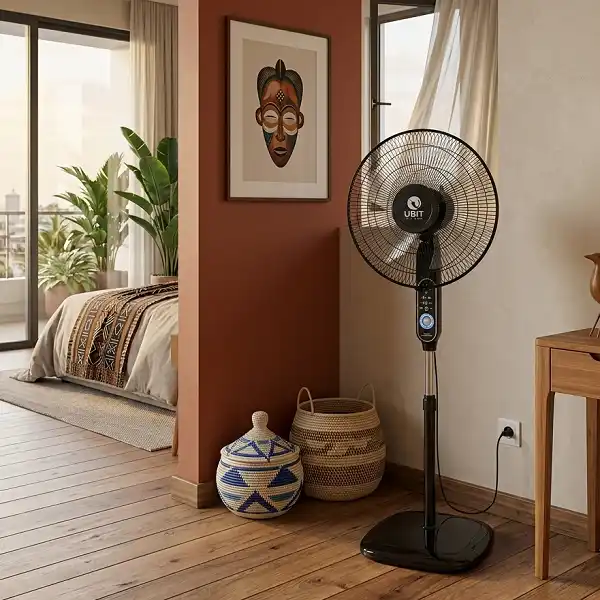 Ventilateur rechargeable sur pied Ubit UB-20R idéal pour maison et bureau