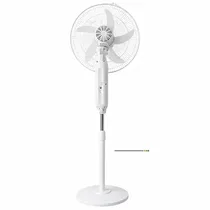 Vue arrière du ventilateur oscillant ND blanc 16 pouces