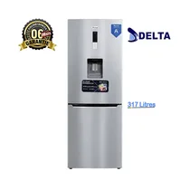 Réfrigérateur combiné DELTA 317 litres avec distributeur d’eau intégré