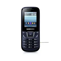 Samsung E1280 Double SIM noir vue de face