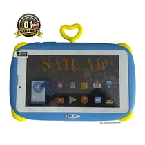 Tablette Android SAIL AIR S360 pour enfants avec coque de protection colorée et écran éducatif
