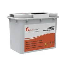 Batterie Lithium Felicity Solar Série FLA 12V vue latérale.