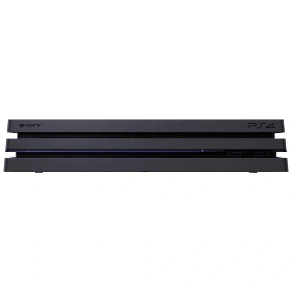 PlayStation 4 Pro SONY 1To vue de face. Console PlayStation 4 Pro avec stockage 1 To.