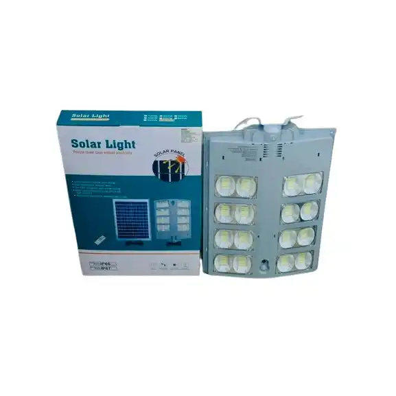 Lampadaire solaire intelligent pour jardin, route et cour.