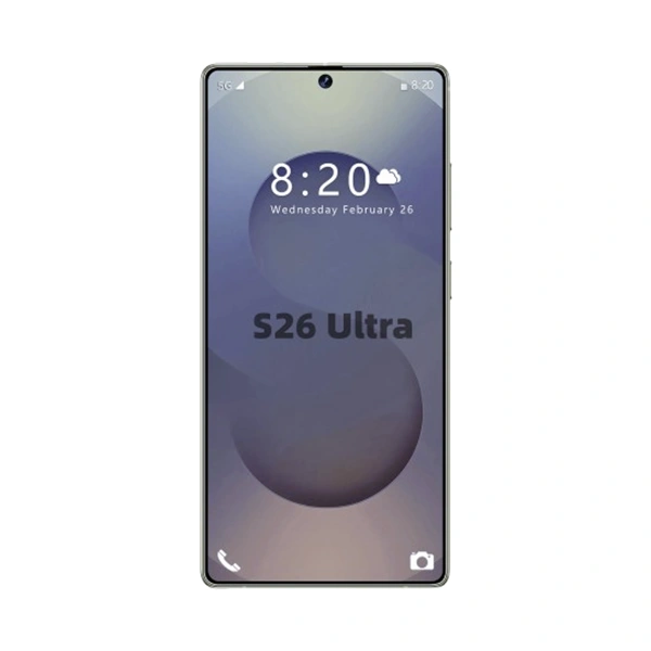 Smartphone M-HORSE S26 Ultra vue avant grand écran