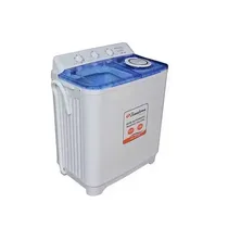 Double cuve de la machine à laver Binatone 9Kg avec compartiment d'essorage.