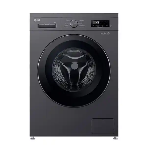 Machine à laver automatique LG 7 kg F2Y1HYP6J argent vue de face