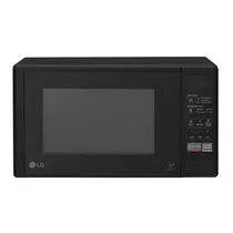 Micro-ondes LG MS2032GAS Intelligent Inverter 20 litres noir vue de face.